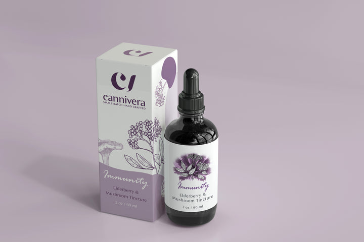 Immunity - Elderberry and Mushroom Blend Tincture